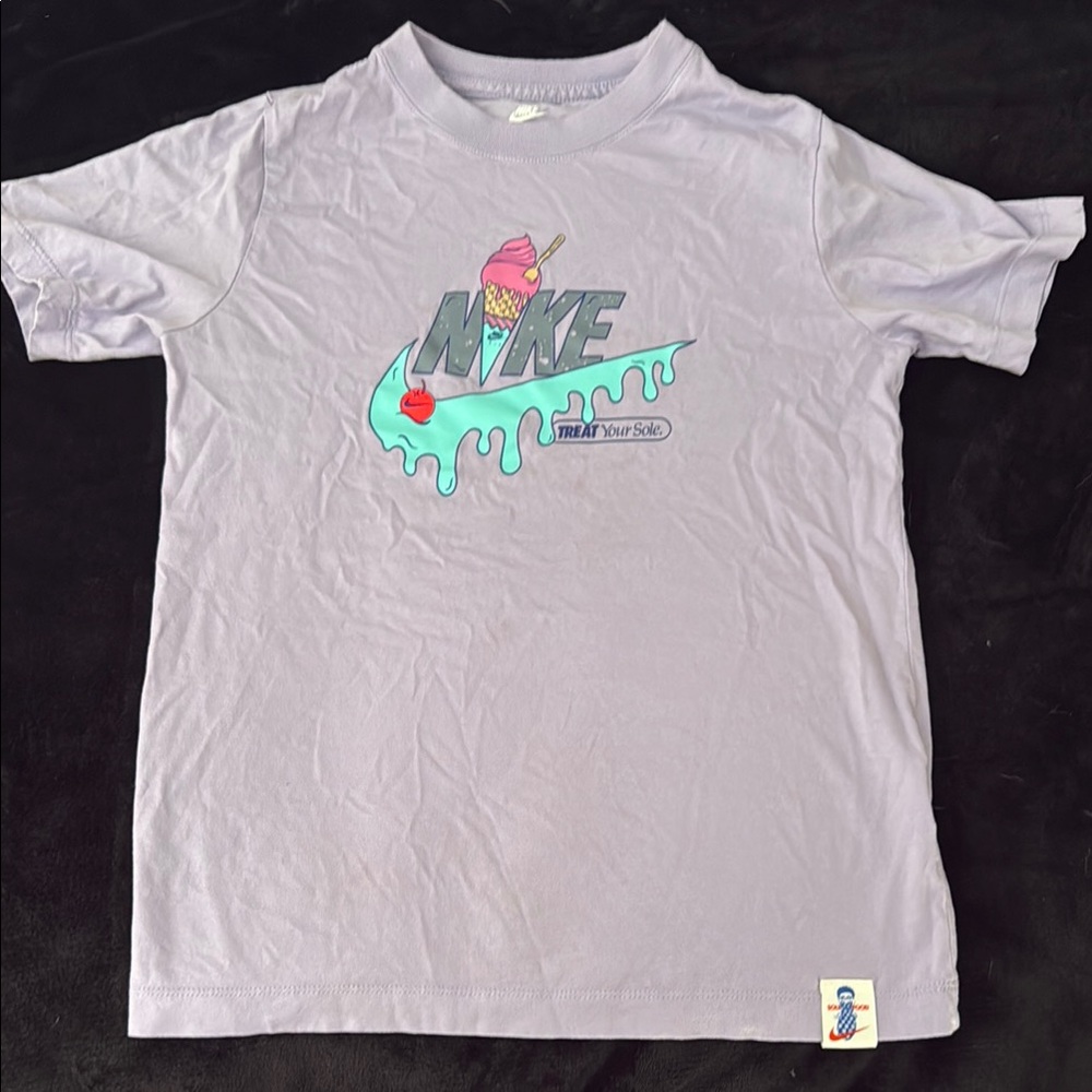Nike Purple Short Sleeve Tee with Crew Neck